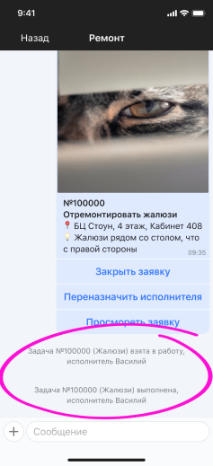 Статусы выполнения задач